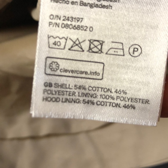 H&M oversized anorak / raincoat, sz XS - Picture 11 of 11